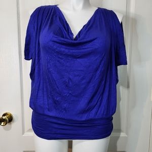 storm  Blue Top Blouse